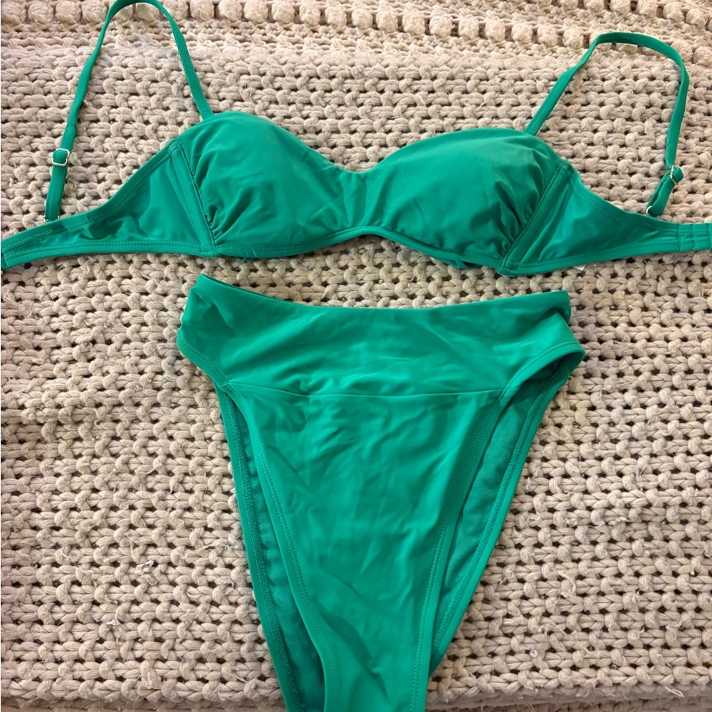 wild fable emerald green bikini